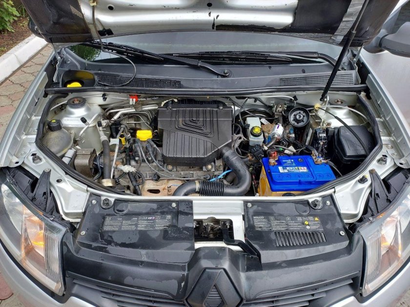 Расположение датчиков Рено Логан 1.6 8 клапанов