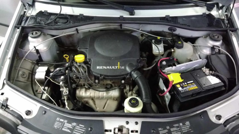 Рено Симбол двигатель 1.6