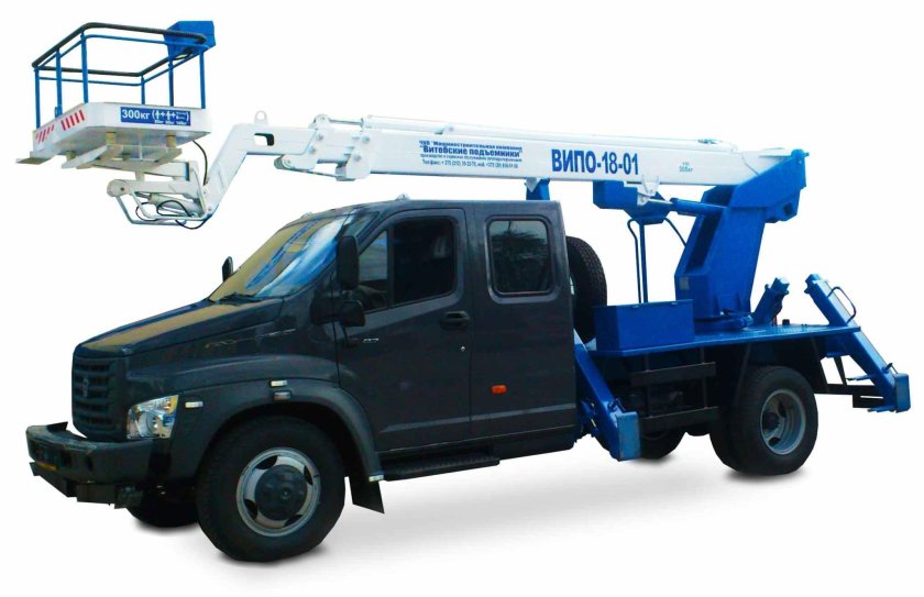 Автогидроподъёмник ВИПО-18-01 на шасси ГАЗ с42а43