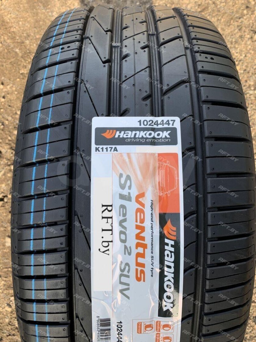 235/65r17 Hankook Ventus s1 EVO 2 SUV k117a 104w