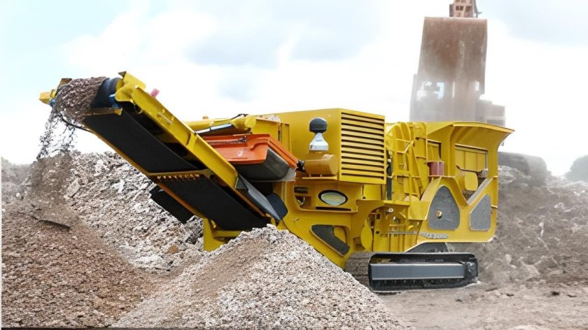 Мобильная дробилка для щебня Сандвик