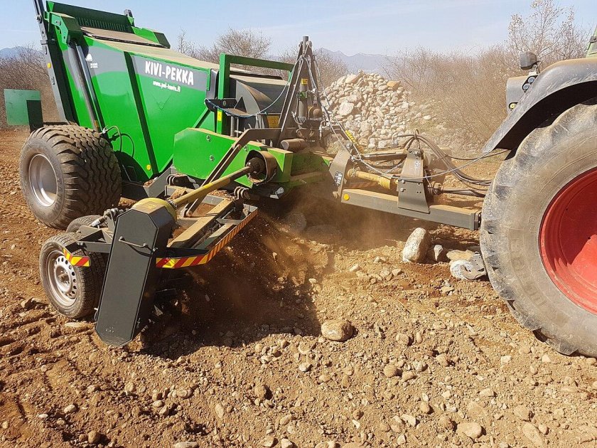 Камнеподборщик kivi-Pekka