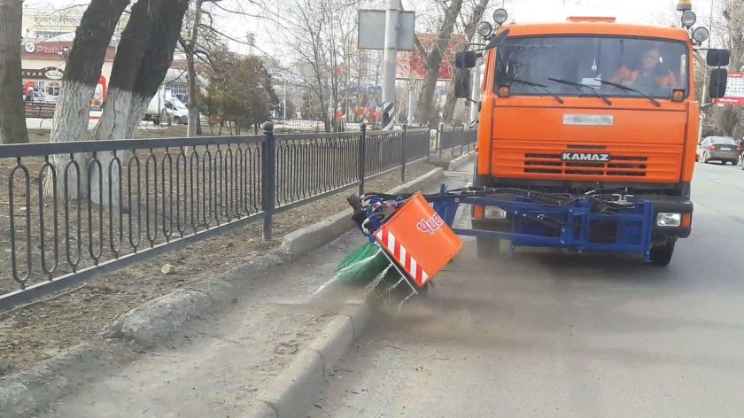 Щетка для мойки ограждений щмо-600