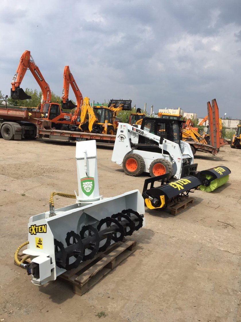 Шнекороторный экскаватор