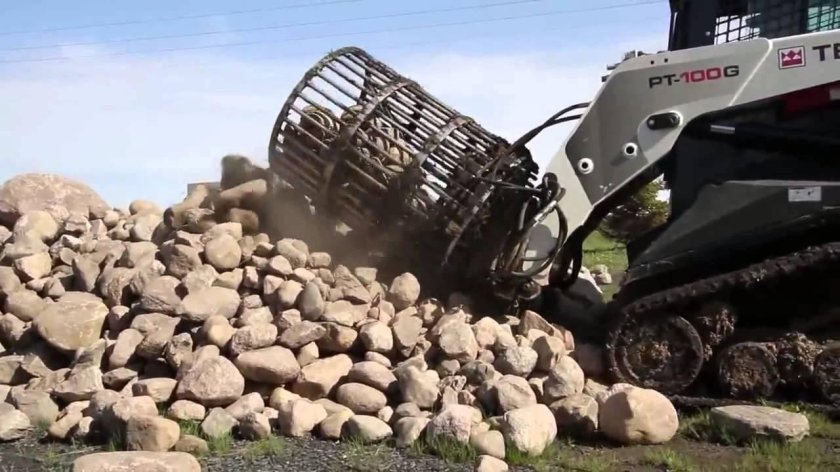 Уборка камней