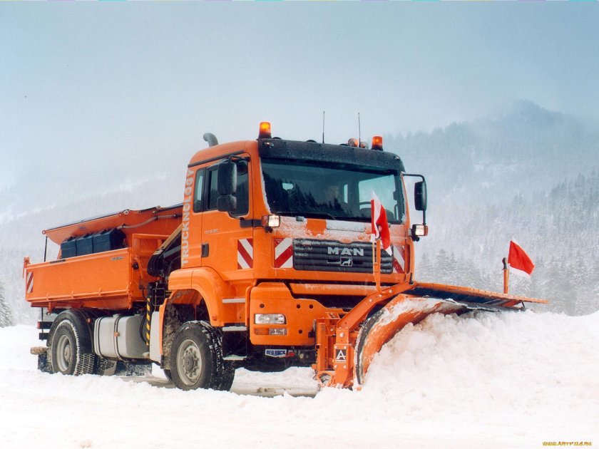 Ман ТГС снегоуборочная машина