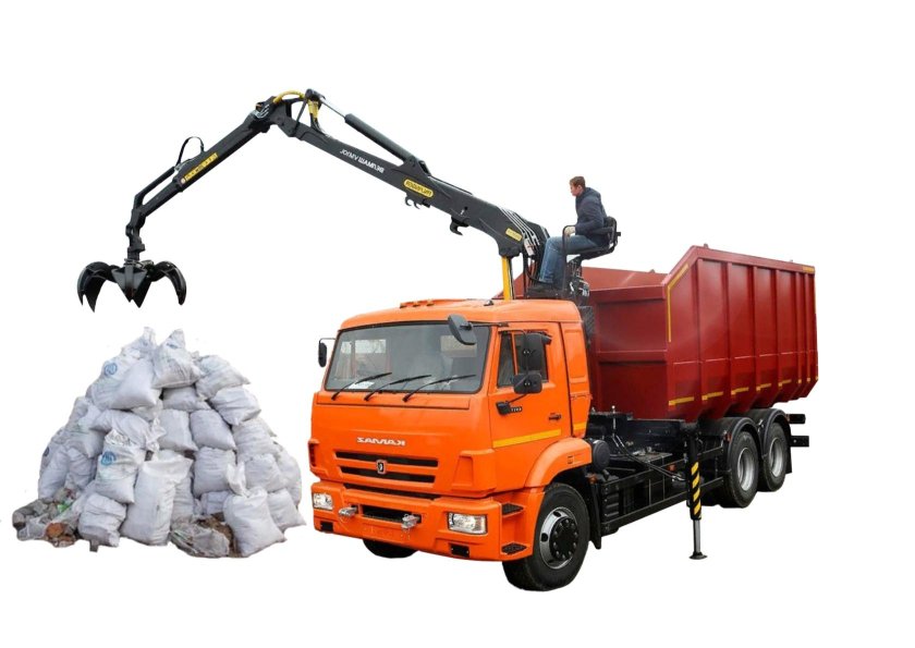 КАМАЗ металловоз грейфер