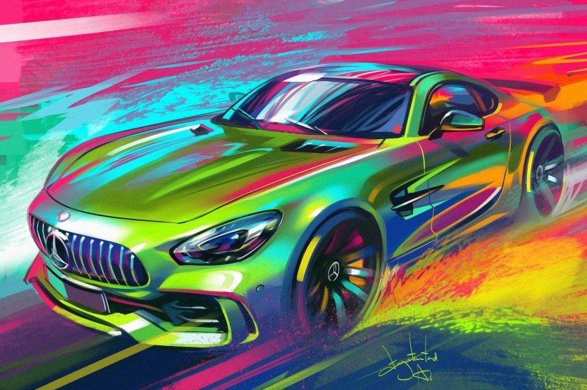 Mercedes benz amg gt r