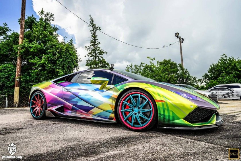Ламборджини Хуракан разноцветная