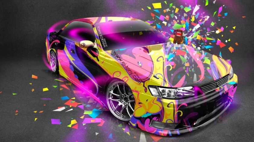 Яркие машины