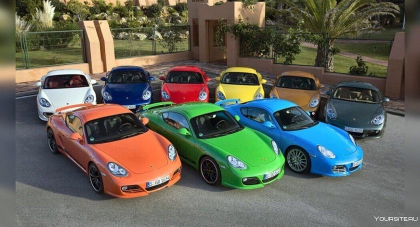 Цветные машины