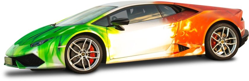 Разноцветные автомобили