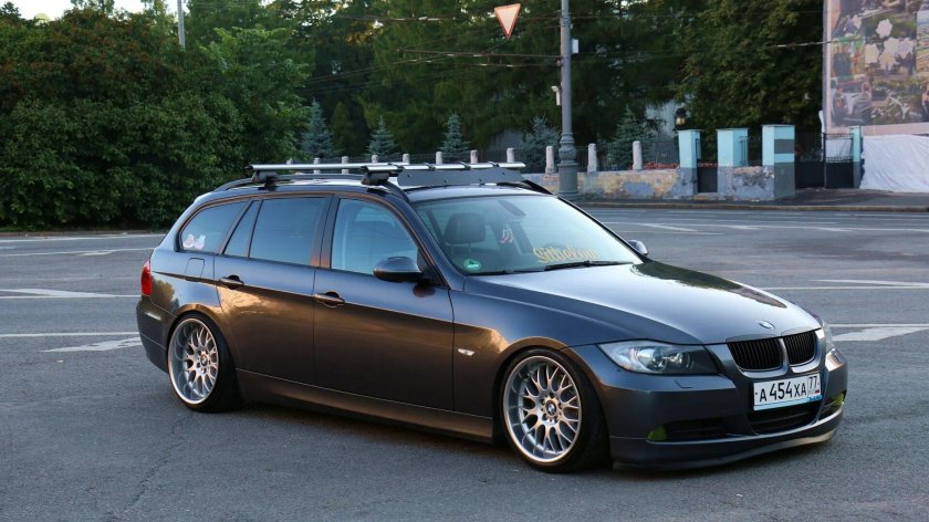 BMW e91 stance