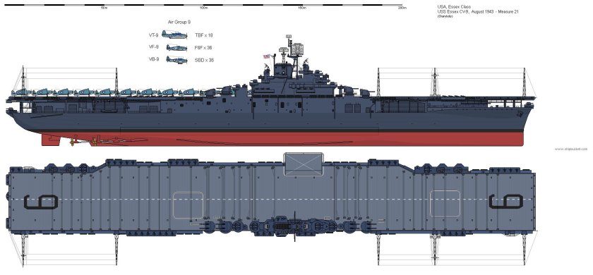 Авианосец Эссекс CV-9