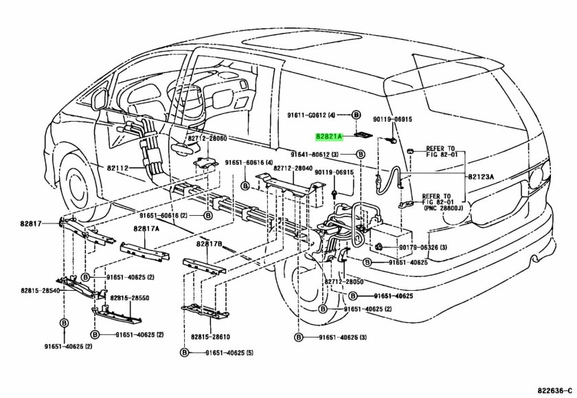 Тойота Эстима схема
