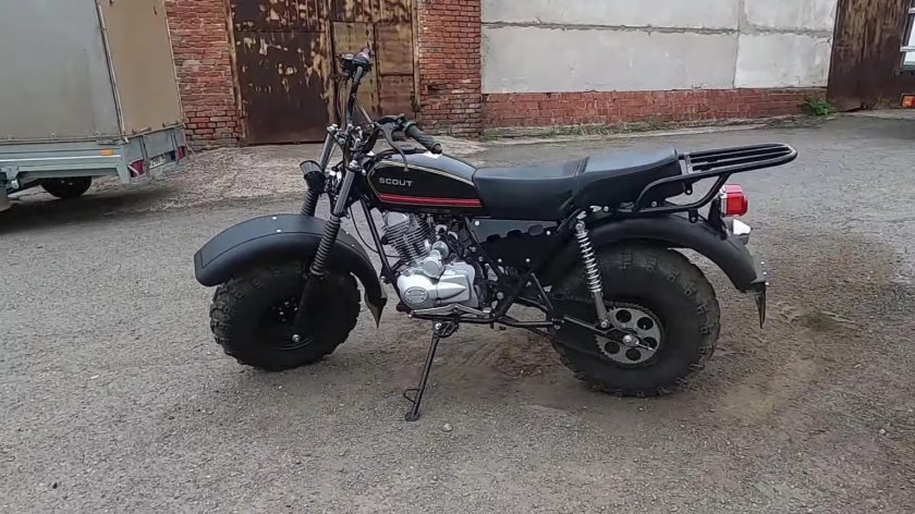 Мотоцикл внедорожный Скаут-3v-200