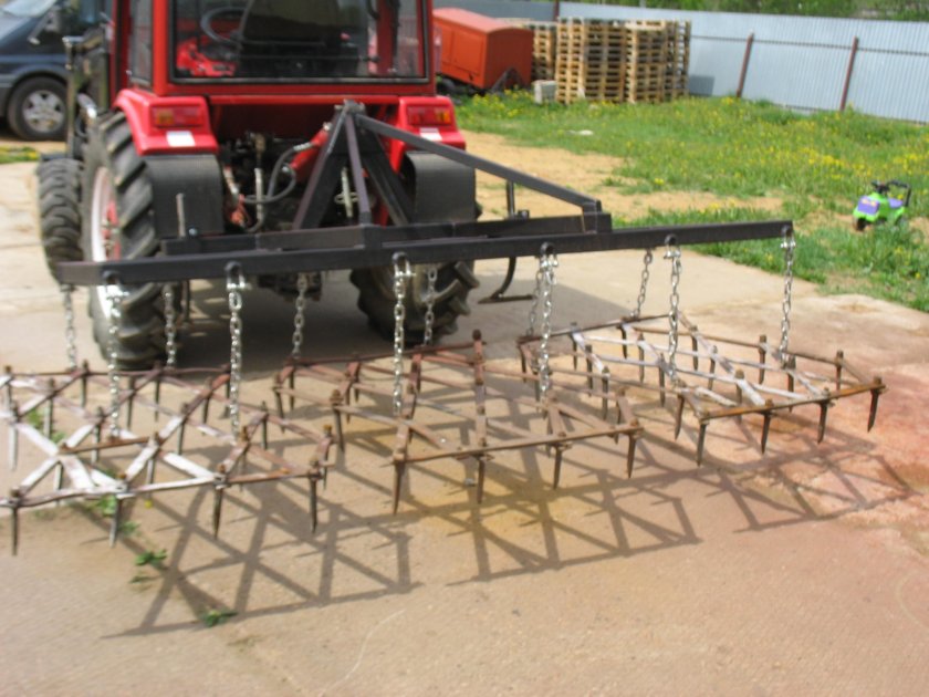 Навесные бороны на МТЗ 82