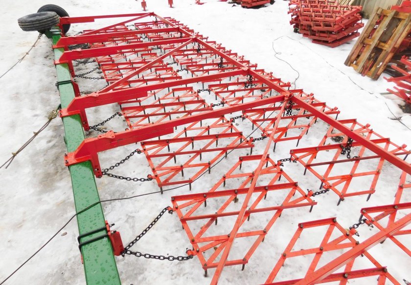 Борона зубовая средняя