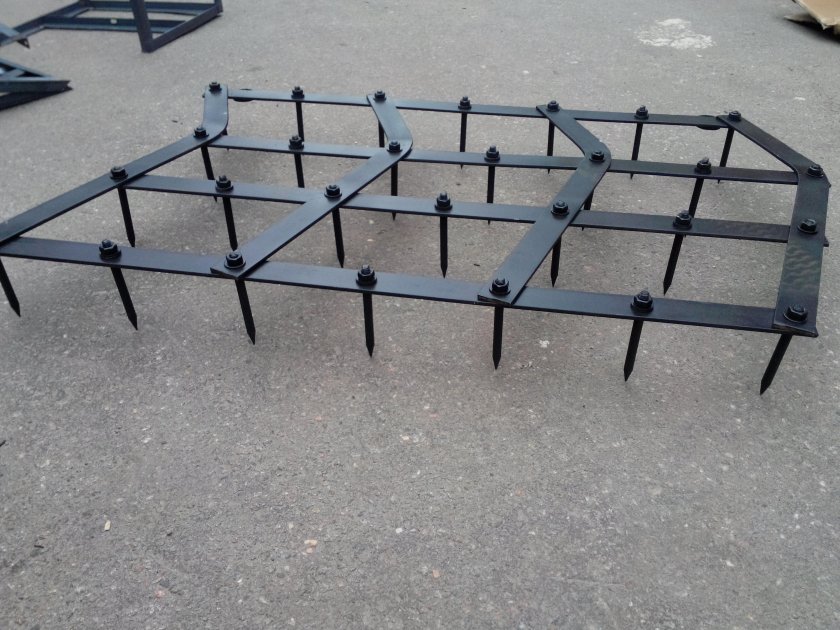 Борона на мотоблок Нева