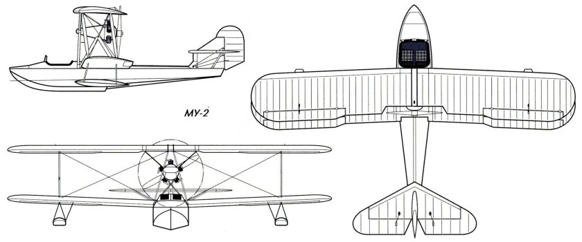 Самолет амфибия ш2 чертежи