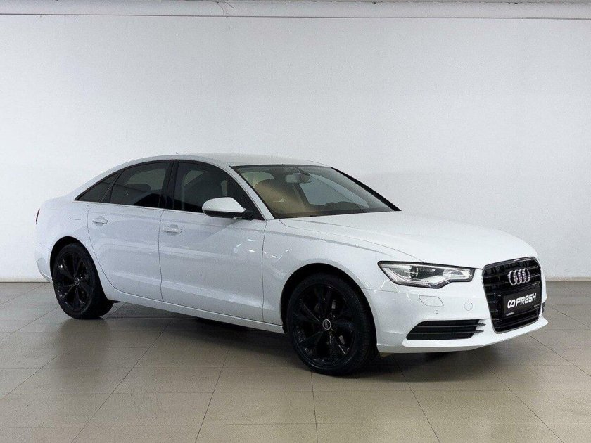 Белый audi a6 iv (c7) 2.8 cvt (204 л.с.) с пробегом