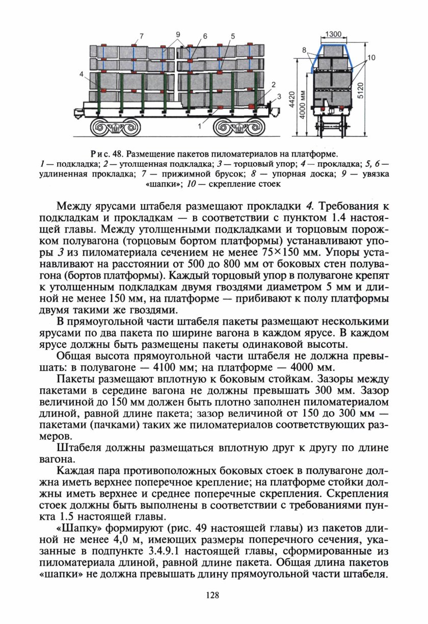 Технические условия размещения и крепления грузов цм-943