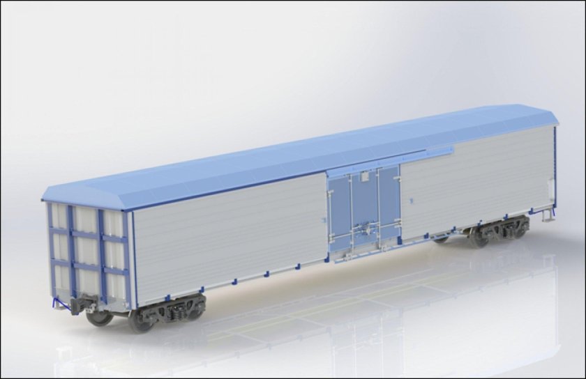 Изотермический вагон-термос модель 16-1807-04