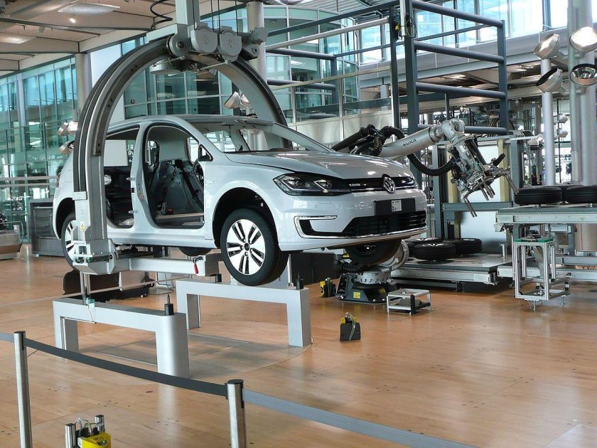 Завод Фольксваген в Германии