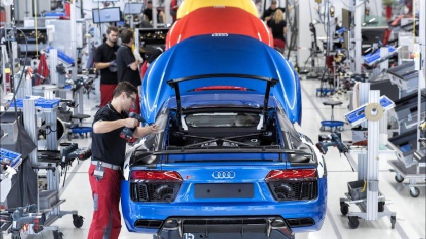 Завод Ауди в Германии