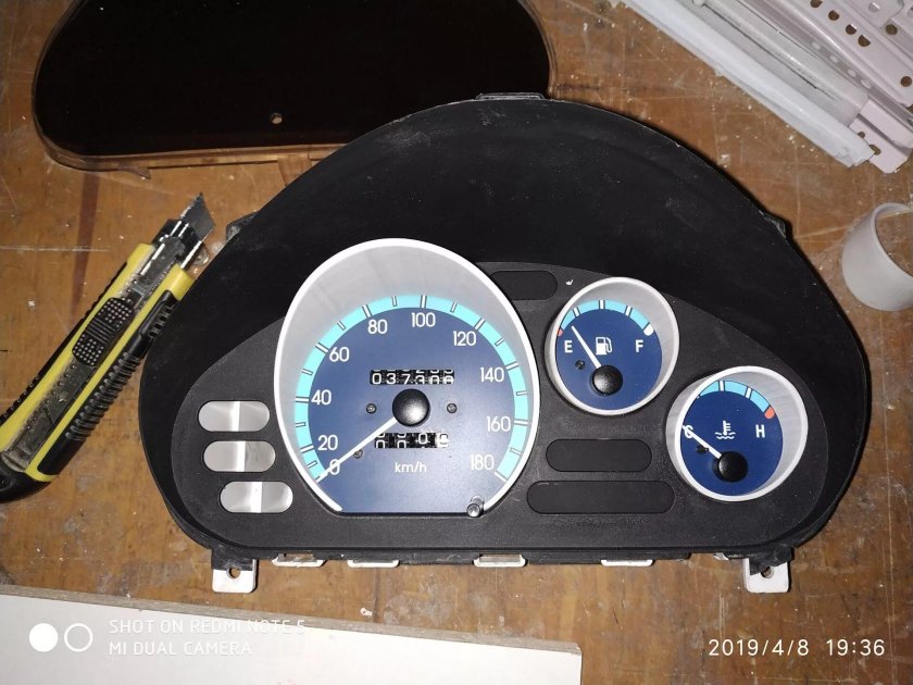 Matiz приборная панель