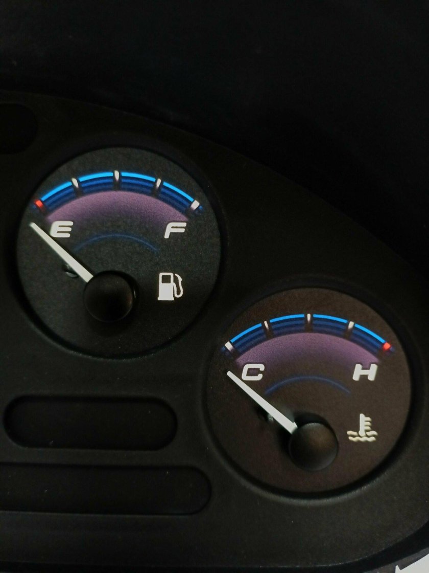 Шкала приборов Матиз