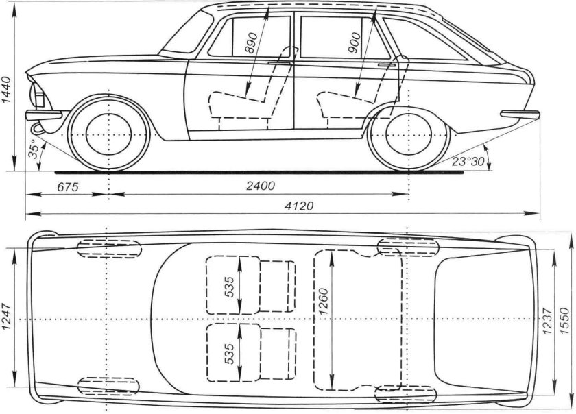 ИЖ 2125 Комби габариты