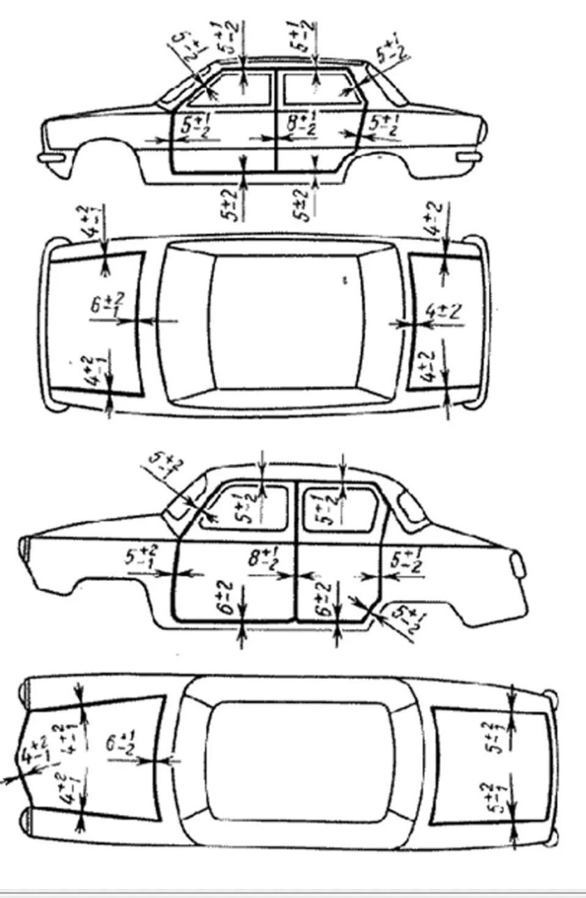 ГАЗ 2410 Волга чертёж