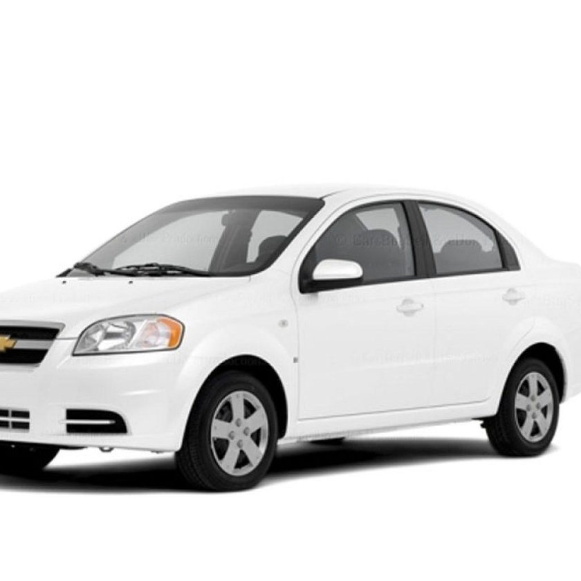 Chevrolet Aveo t250 белый