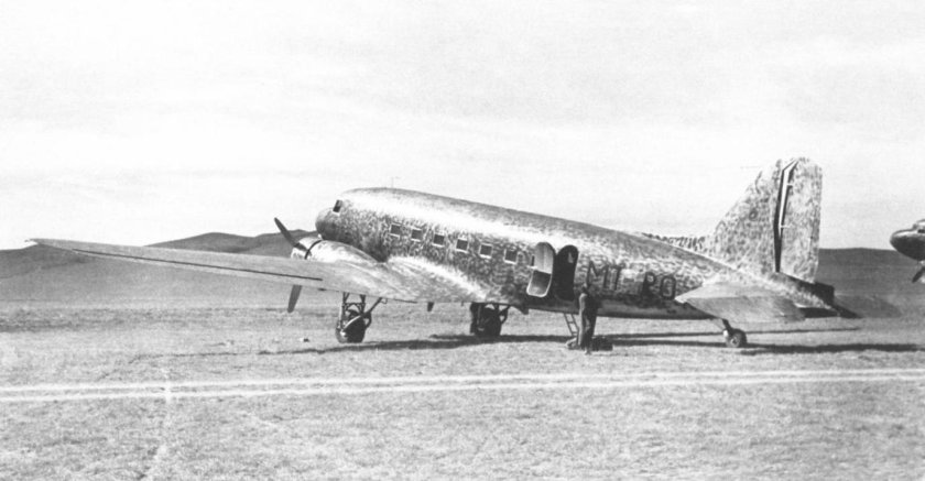 Советский самолет Douglas dc3