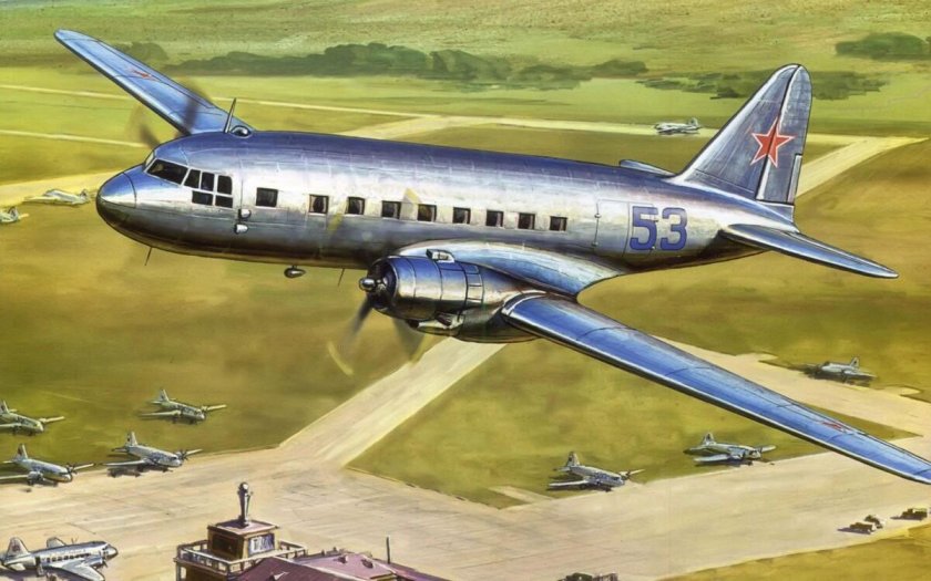 Самолеты ил-12 Ильюшина