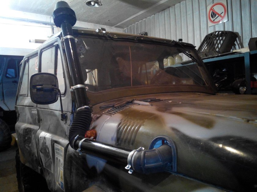 Шноркель на уаз буханка