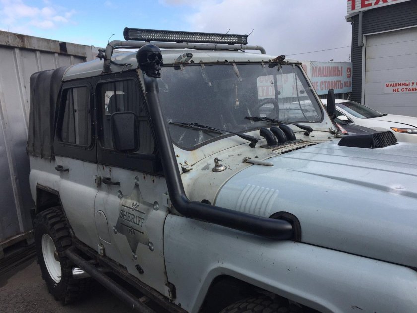 Шноркель на УАЗ 3151