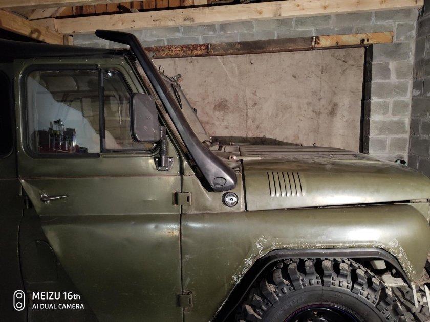 Шноркель на УАЗ 469