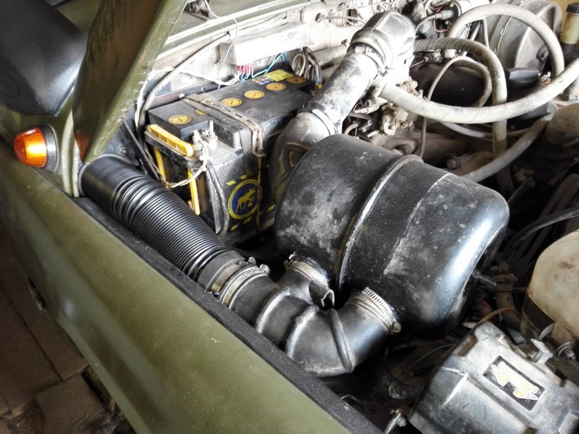 Шноркель на УАЗ 469