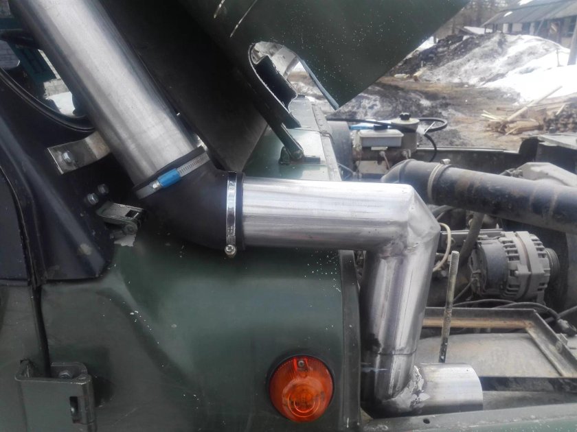 Шноркель на УАЗ 469