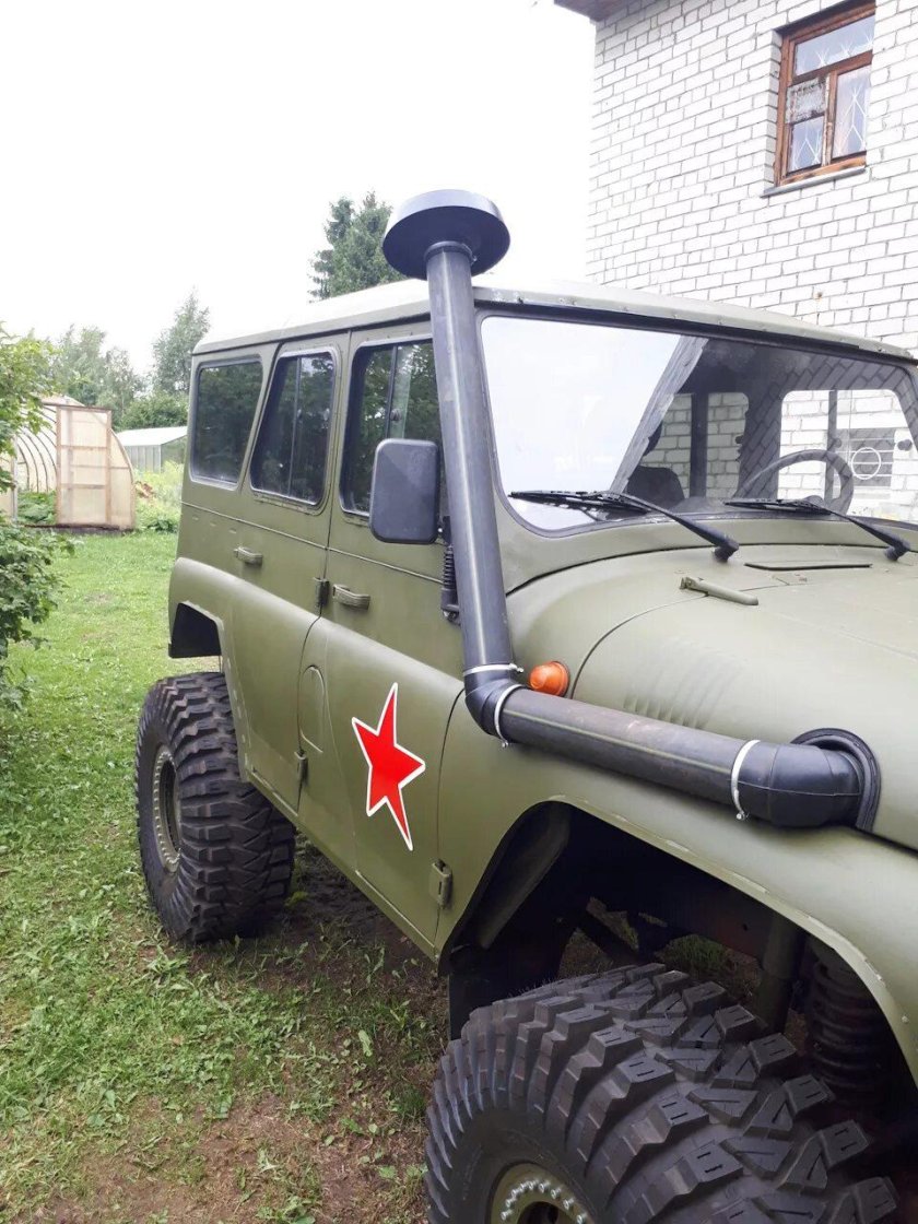 Шноркель на УАЗ 469