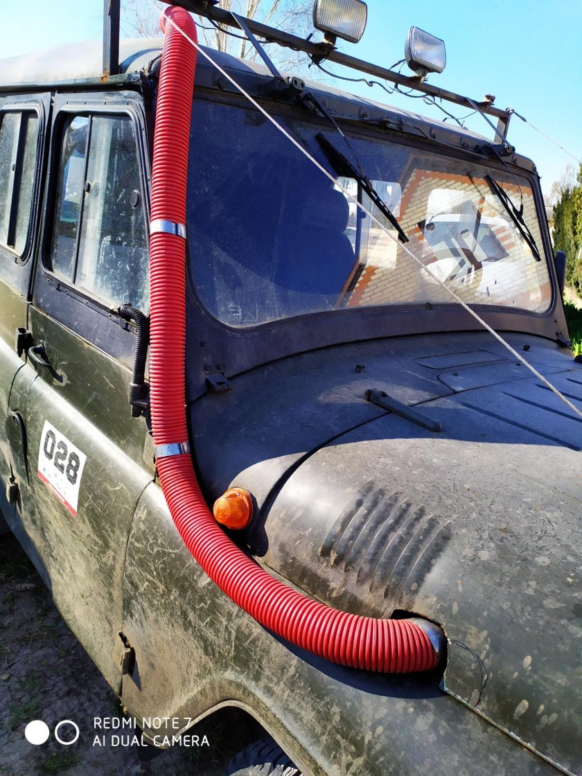 Шноркель на УАЗ 469