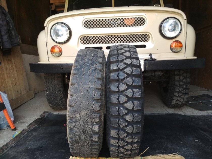 Резина я 245 на УАЗ