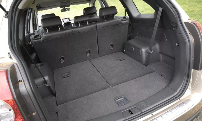 Chevrolet captiva 2012 багажник