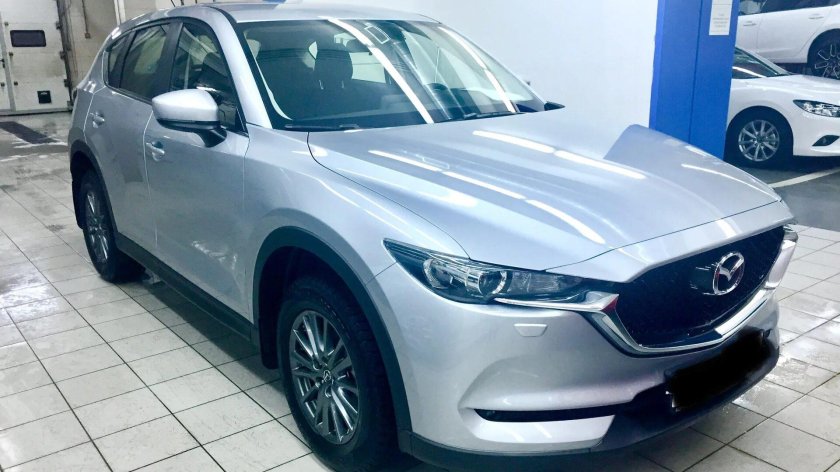 Mazda CX 5 серебристая