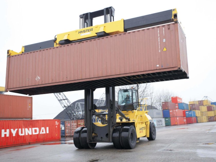 Hyster контейнерный погрузчик