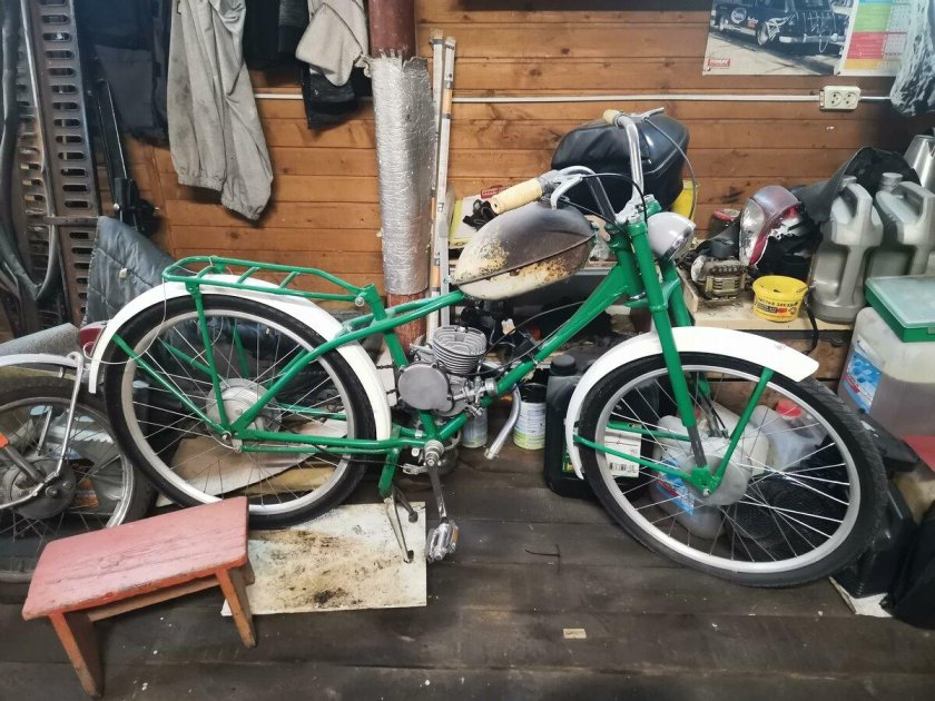 Мотовелосипед ссср д6