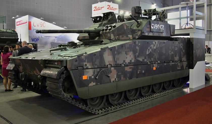 Шведская бмп cv 90
