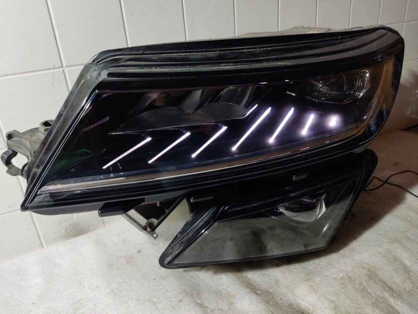 Фара левая skoda kodiaq